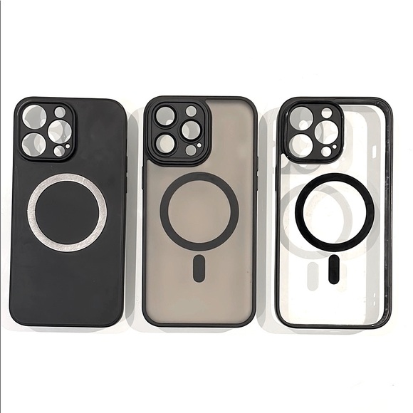 3 MagSafe/Magnetic Wireless Charging iPhone 14/15 Pro Max Cases - Picture 1 of 8